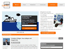 Tablet Screenshot of lobbycontrol.de